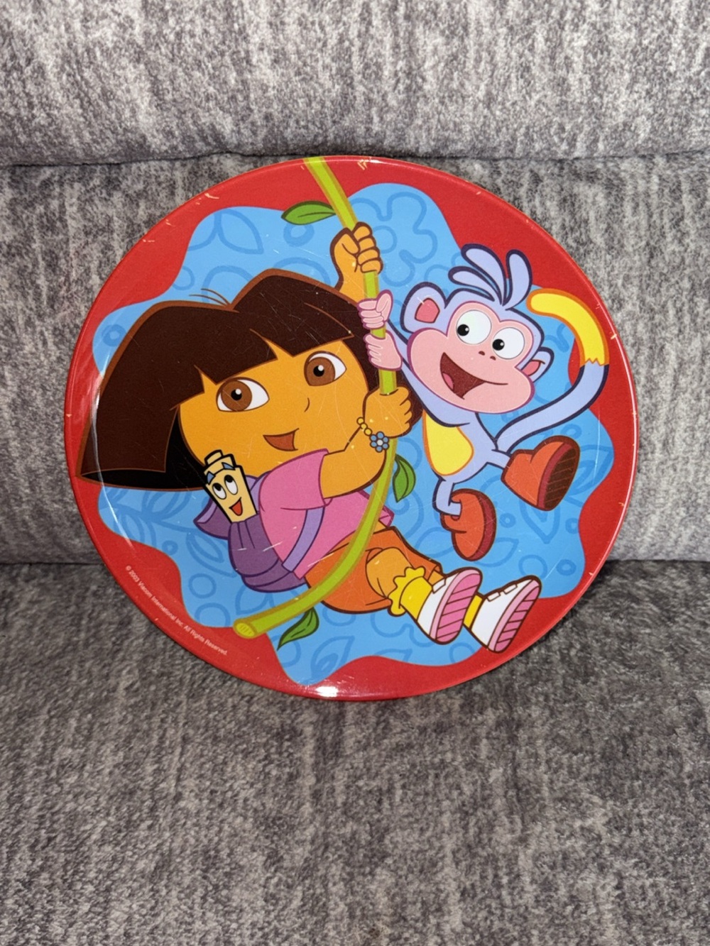 Vintage 2003 Dora The Explorer Melamine Kids Plate